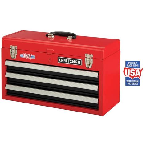 3 drawer steel tool box|3 drawer craftsman tool box.